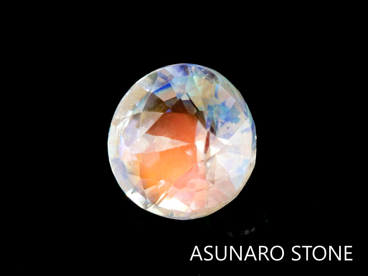 アンデシンラブラドライト ラウンドカット マダガスカル産 0.90ct 