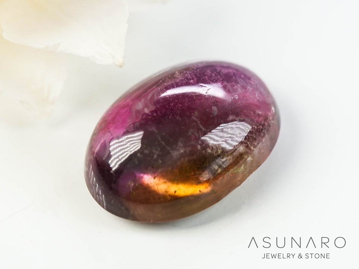 .*・゜PONO.゜・*.★天然パーティーカラードトルマリン★オーダー パーティーカラードトルマリン 天然 6.275ct 中央宝石