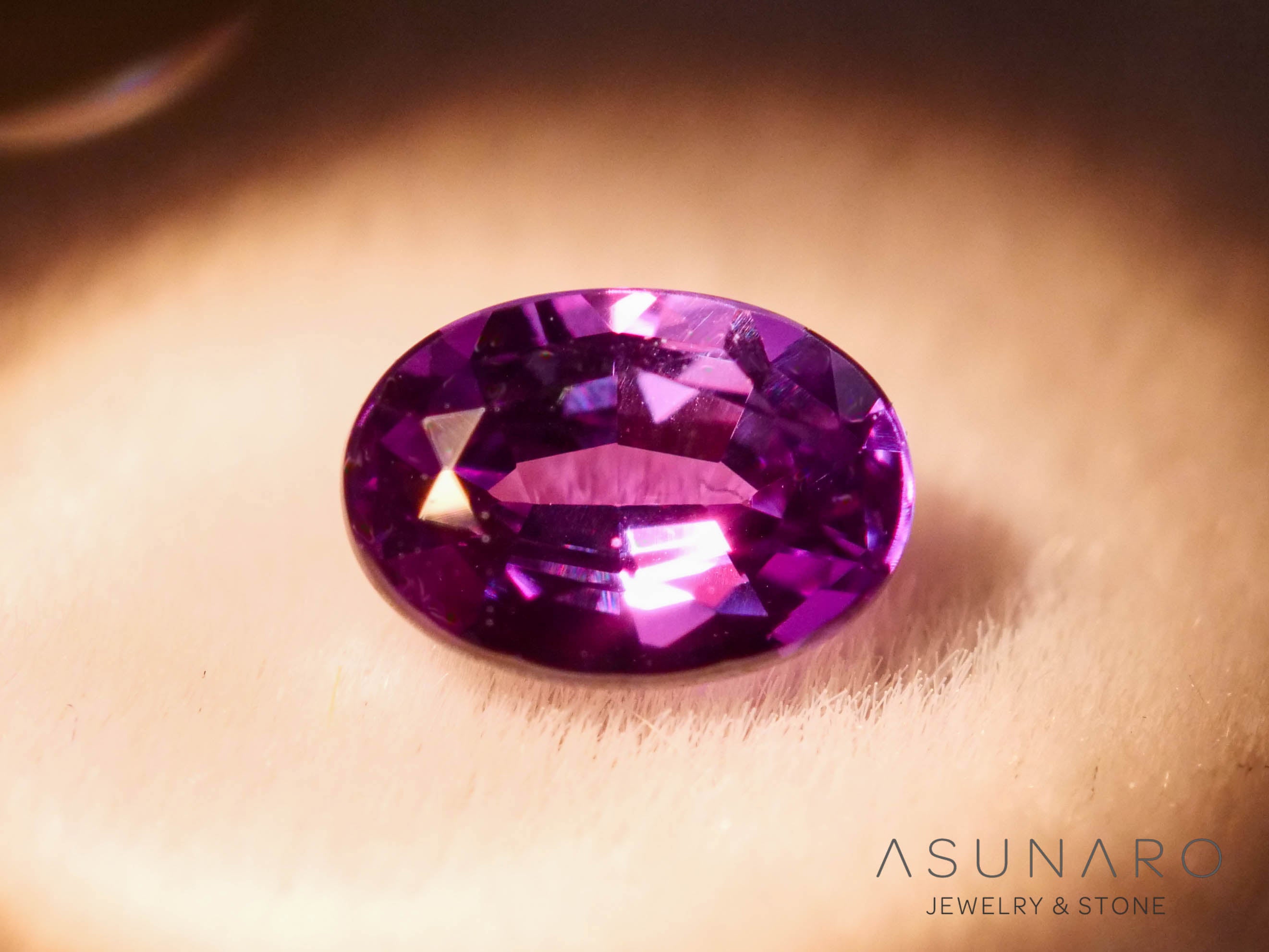 アレキサンドライト オーバルカット ブラジル産 0.17ct ソ付【251114