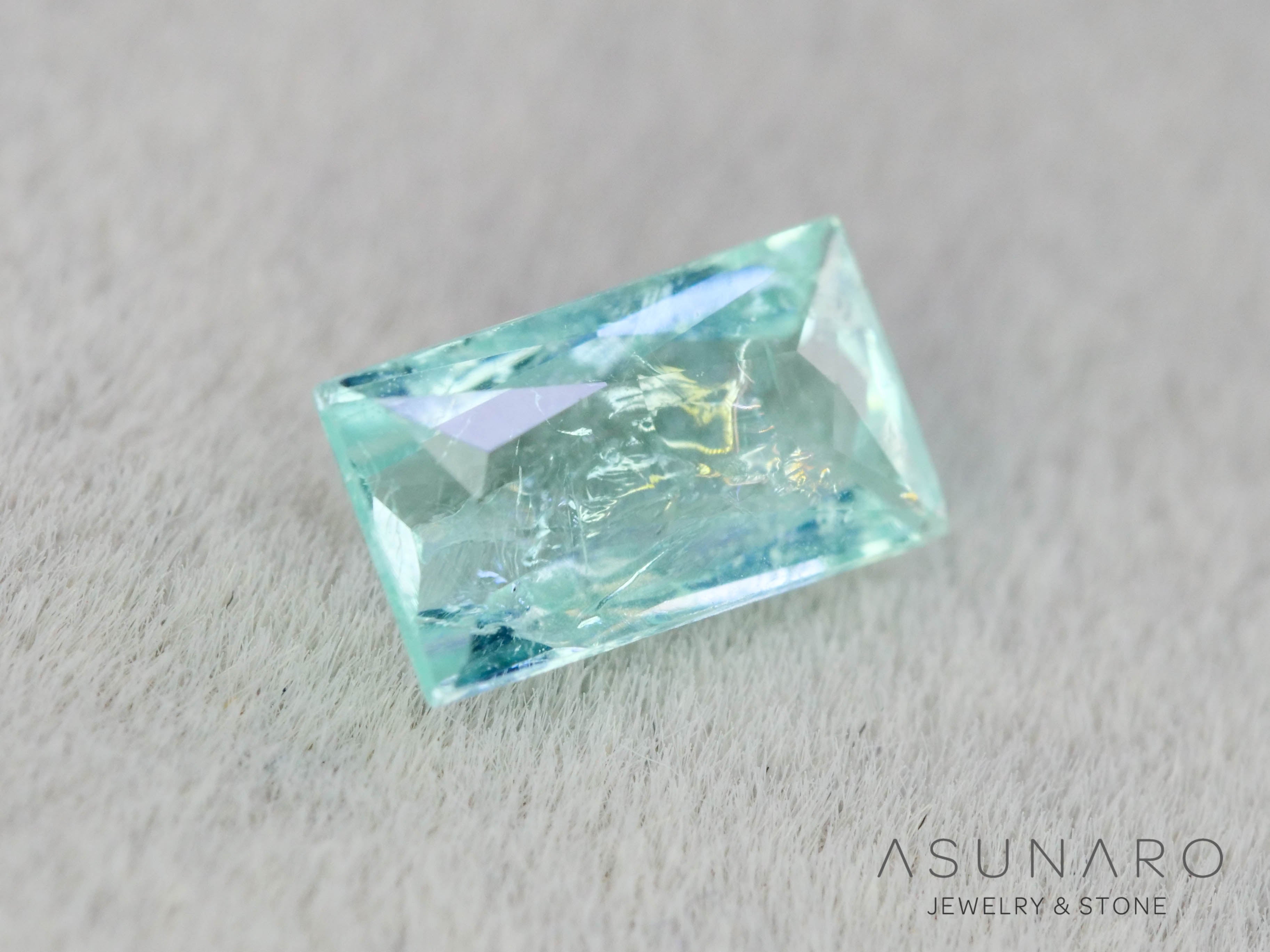 パライバトルマリン スクエアカット モザンビーク産 0.29ct 【251203