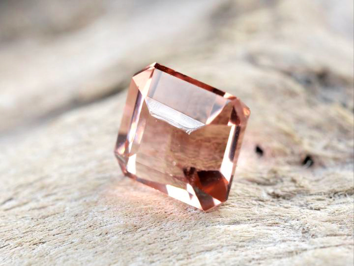 ローズピンクトルマリン クッションカット ルワンダ産1.16ct【tm210818 