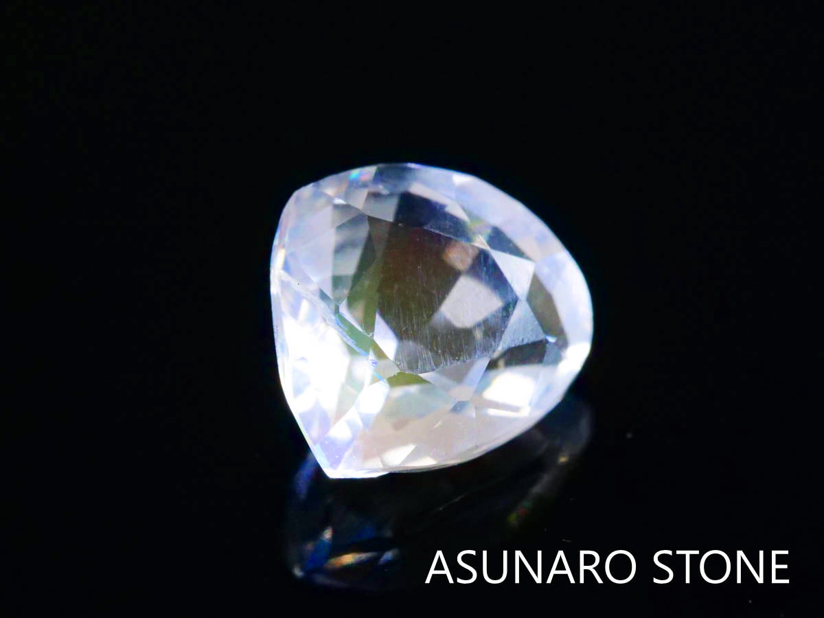 アンデシンラブラドライト マロンカット マダガスカル産 ソ付 0.88ct