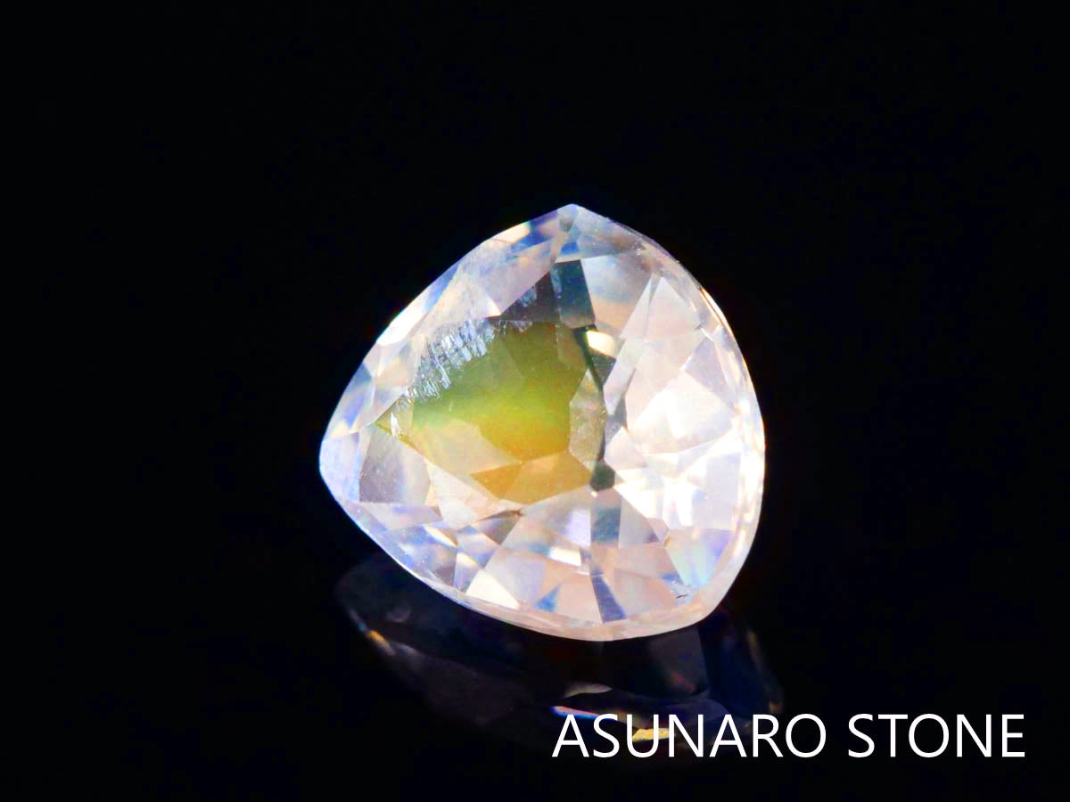 アンデシンラブラドライト マロンカット　マダガスカル産　ソ付　0.88ct【230329-1553】