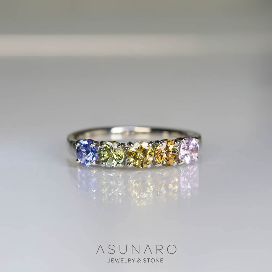 「様々な色の宝石を使用した」お仕立て例のご紹介