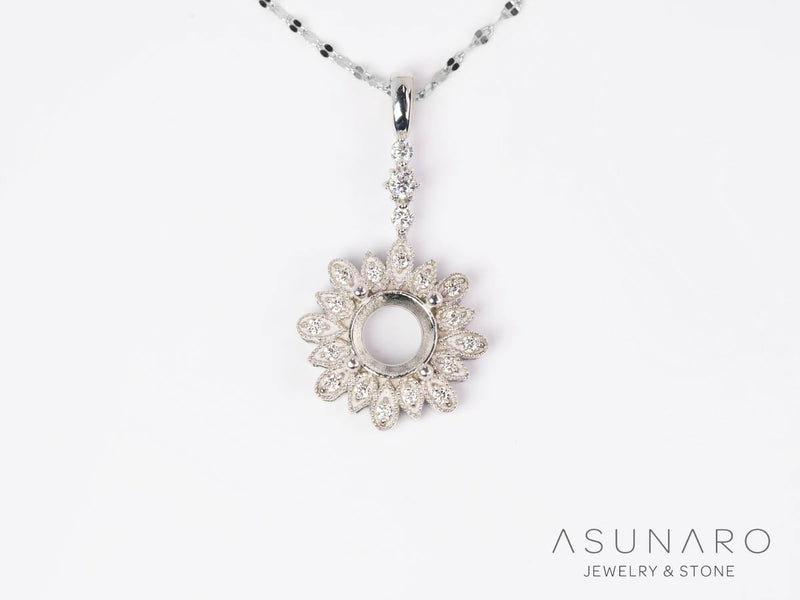 空枠　ペンダント・ネックレス.