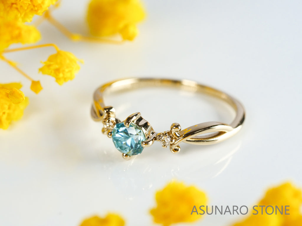 【お仕立て用】空枠番号：4042C　リング枠【オーダージュエリー用】