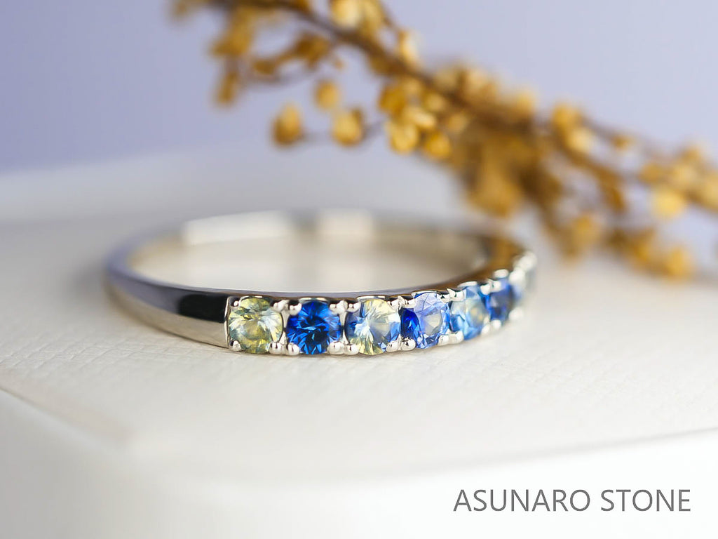 【お仕立て用】空枠番号：S9A　2.5mm用　リング枠　ハーフエタニティ【オーダージュエリー用】hpv