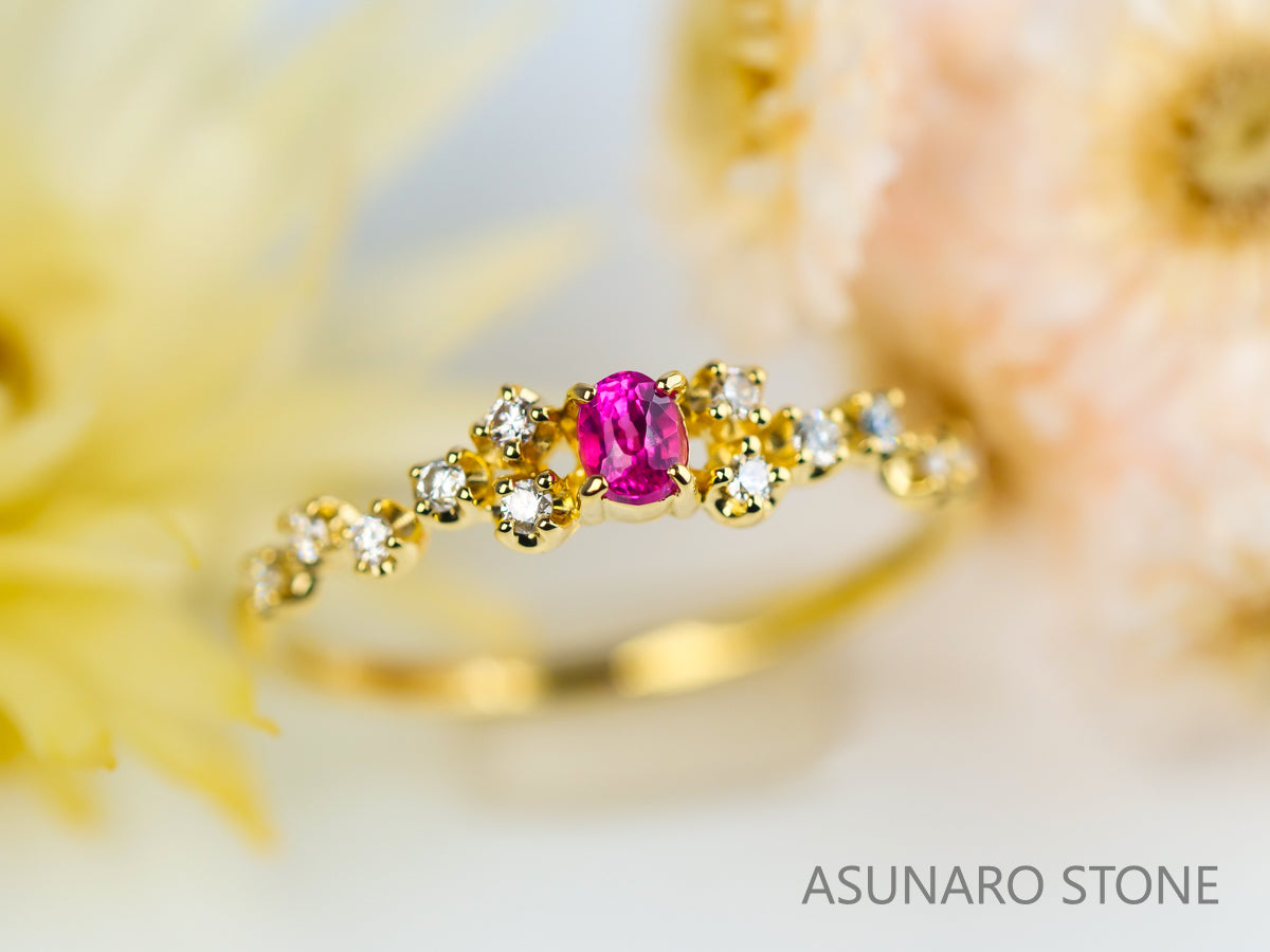 【お仕立て用】空枠番号：4995C リング枠【オーダージュエリー用】