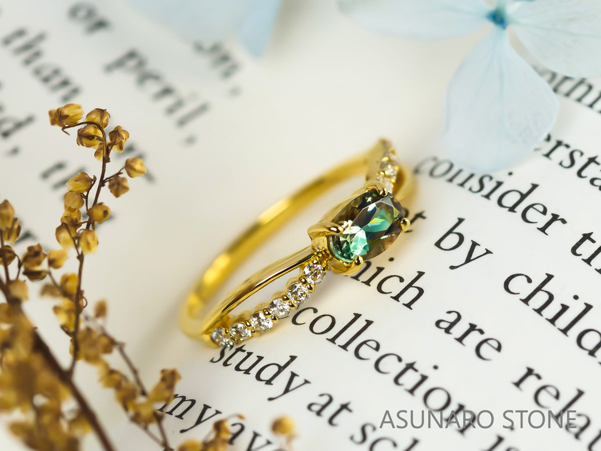 【お仕立て用】空枠番号：3889C　リング枠【オーダージュエリー用】