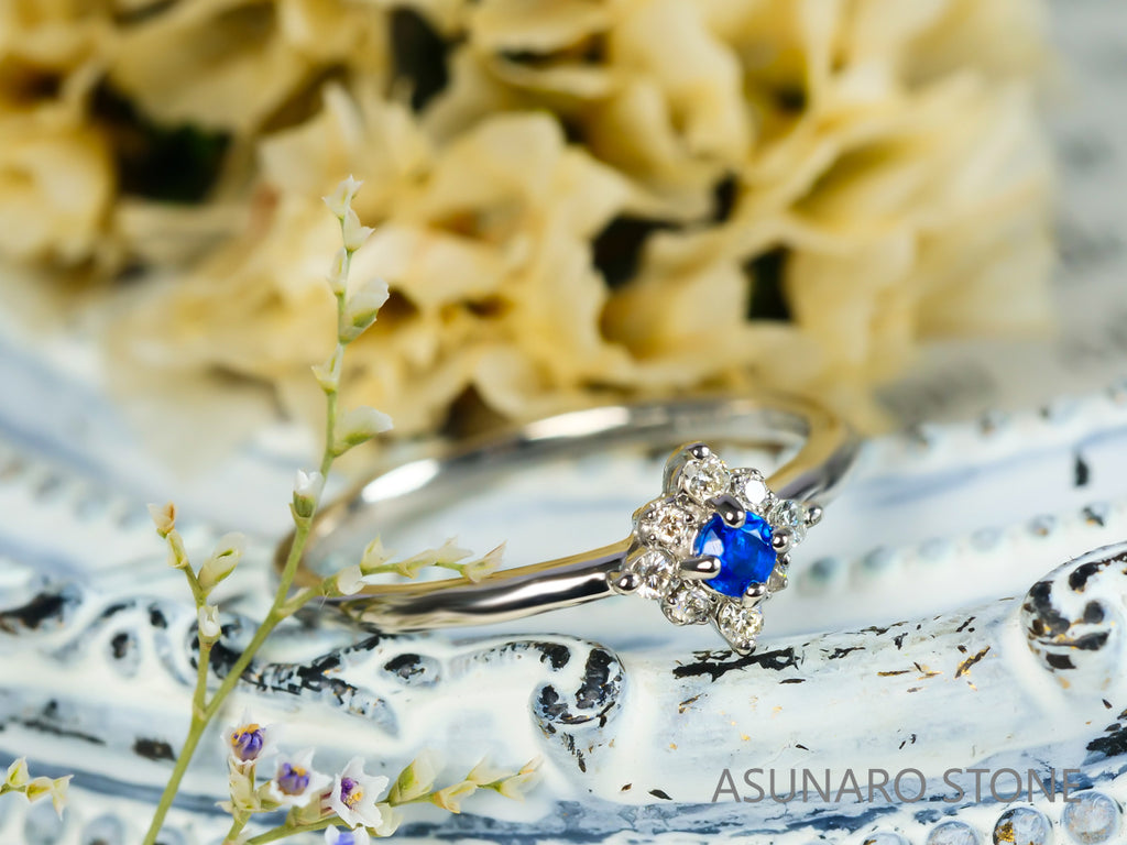 【お仕立て用】空枠番号：5513I　2.5mm用　リング枠　取り巻き【オーダージュエリー用】