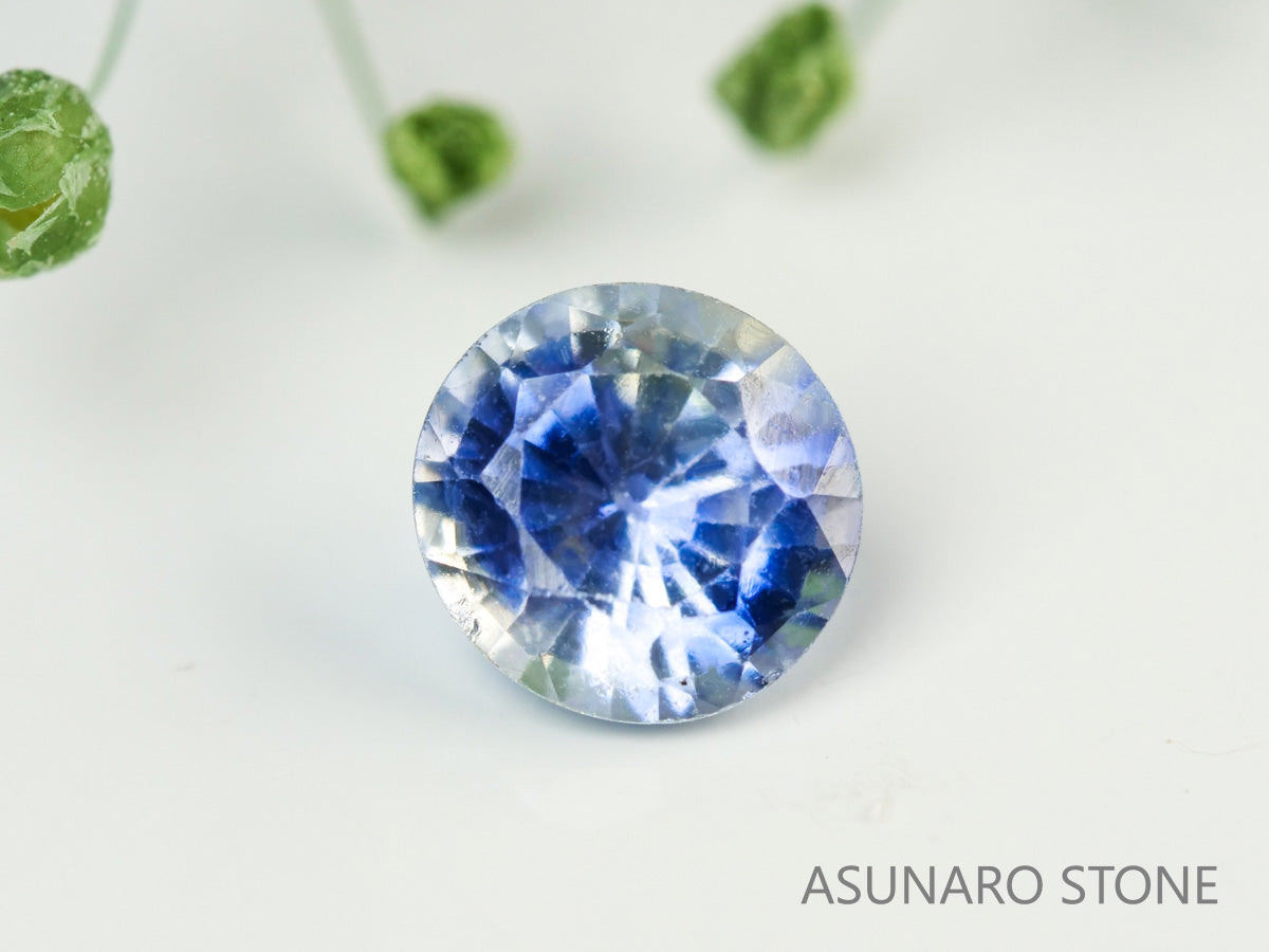 バイカラーサファイア ラウンドカット スリランカ産 0.45ct【231218-1593】 – ASUNARO STONE