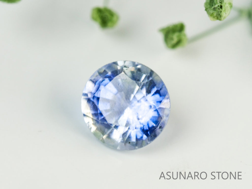 バイカラーサファイア 　ラウンドカット　 スリランカ産　0.45ct【231218-1593】