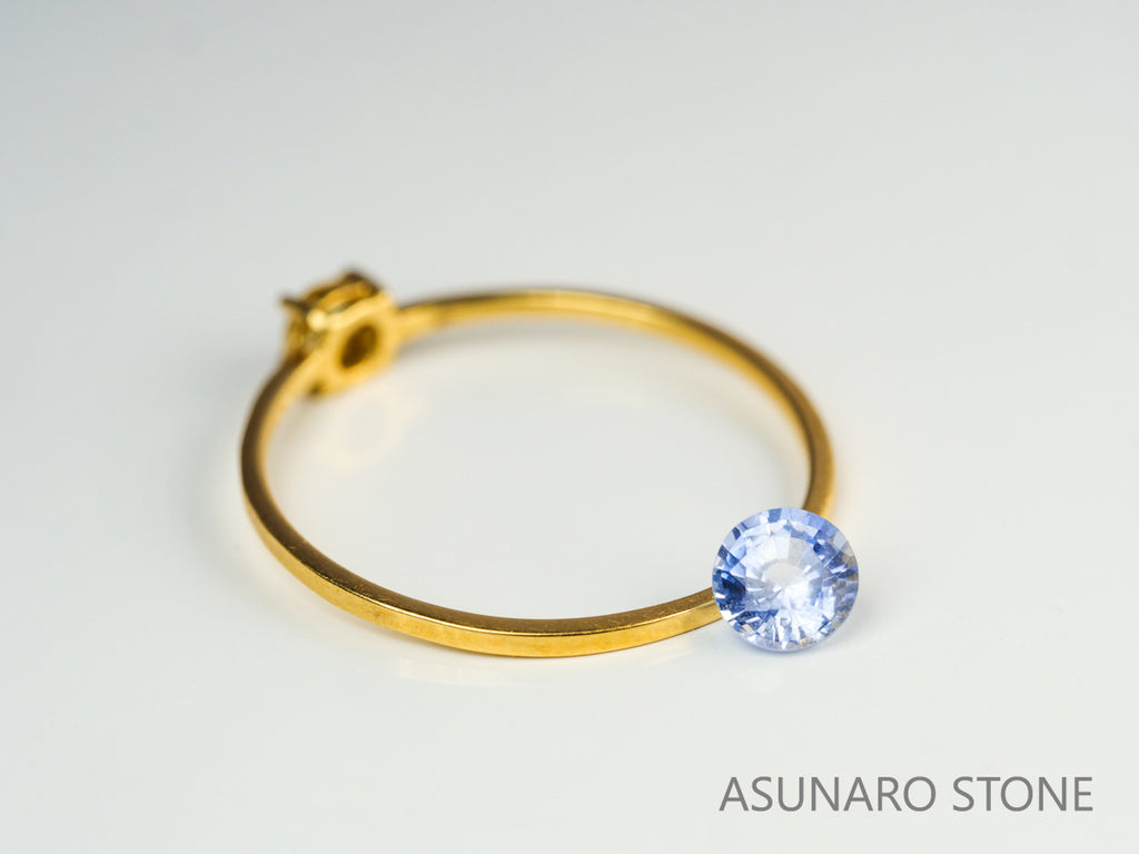 サファイア 　ラウンドカット　 スリランカ産　0.41ct【231218-1599】