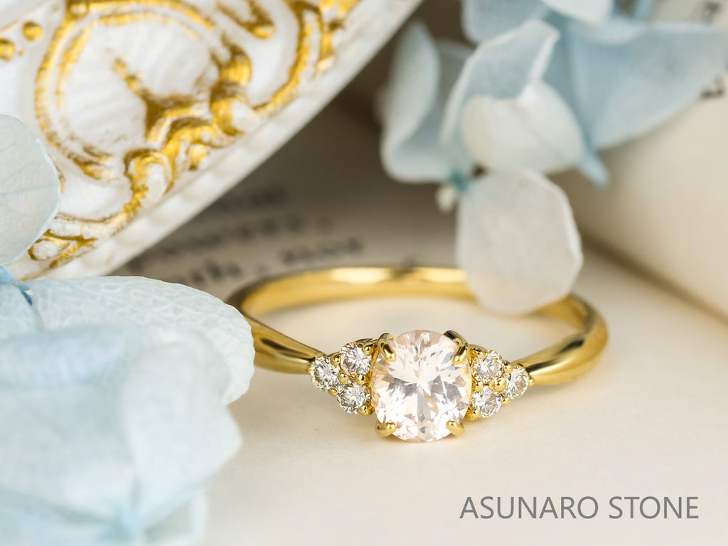 【お仕立て用】空枠番号：5457I　リング枠【オーダージュエリー用】