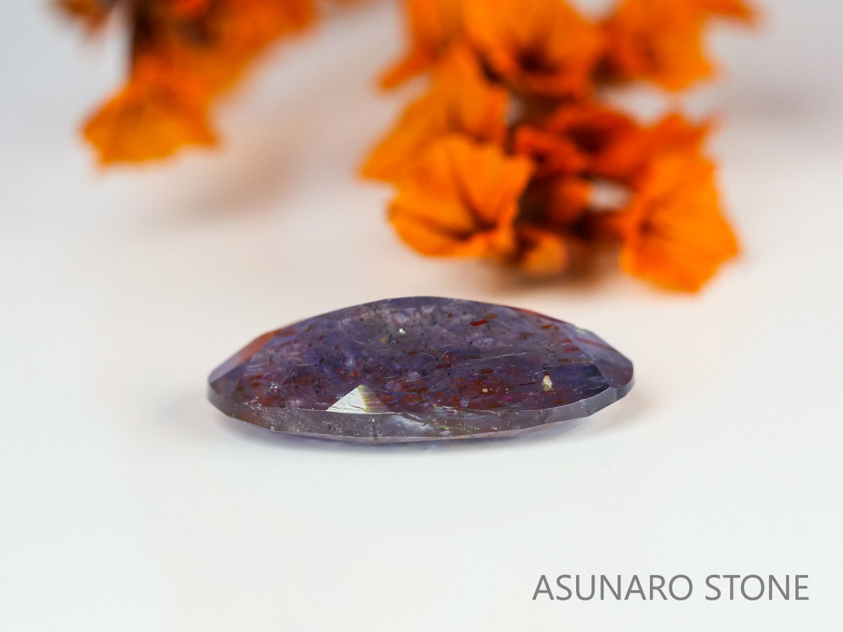 ブラッドショットアイオライト　オーバルカット　インド産　　1.44ct【231108-1745】