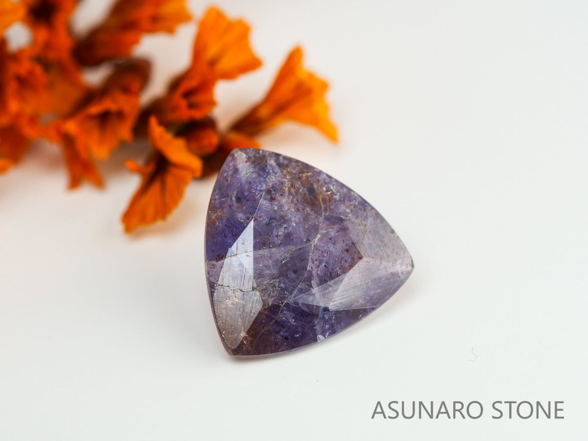 ブラッドショットアイオライト　トリリアントカット　インド産　　1.43ct【231108-1746】