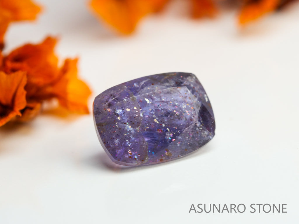 ブラッドショットアイオライト　クッションカット　インド産　1.03ct【231108-1749】