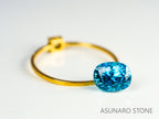 ブルージルコン　ラタナキリブルー　オーバルカット　2.69ct　カンボジア産　【231010-1860】