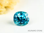 ブルージルコン　ラタナキリブルー　クッションカット　2.92ct　カンボジア産　【231010-1864】