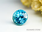 ブルージルコン　ラタナキリブルー　ラウンドカット　2.52ct　カンボジア産　【231010-1865】