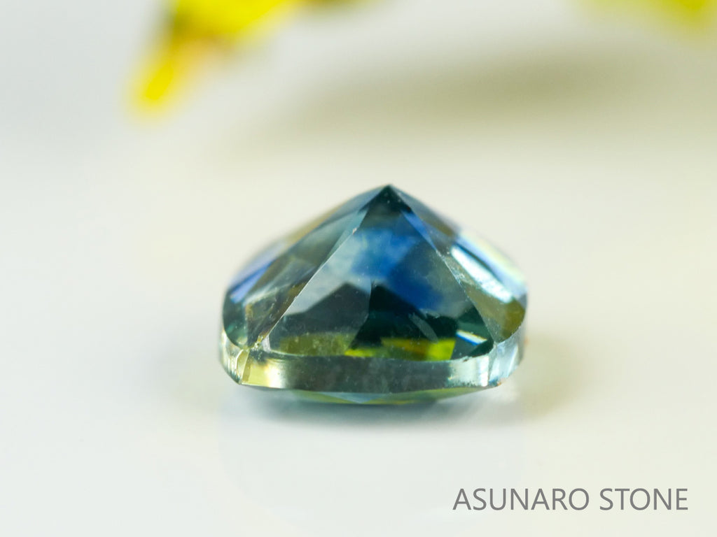 モンタナサファイア 　クッションカット　 アメリカ産 　0.42ct　【231106-1855】