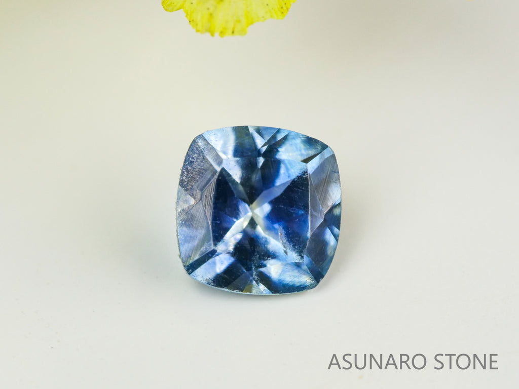 モンタナサファイア 　クッションカット　 アメリカ産 　0.25ct　【231106-1856】