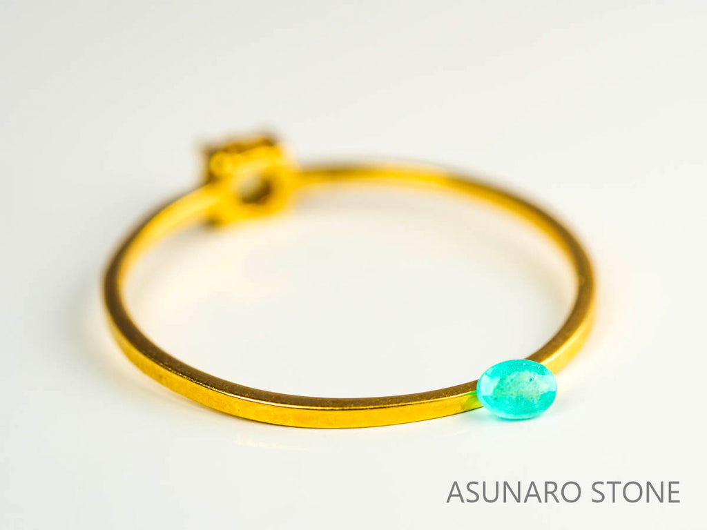 パライバトルマリン　オーバルカット 　ブラジル産　0.07ct 　  【230816-1873】