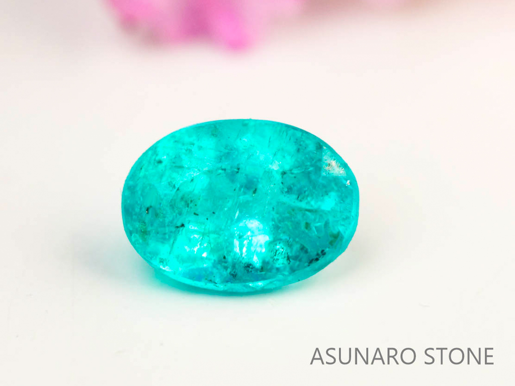 パライバトルマリン　オーバルカット 　ブラジル産　0.09ct 　  【230816-1874】