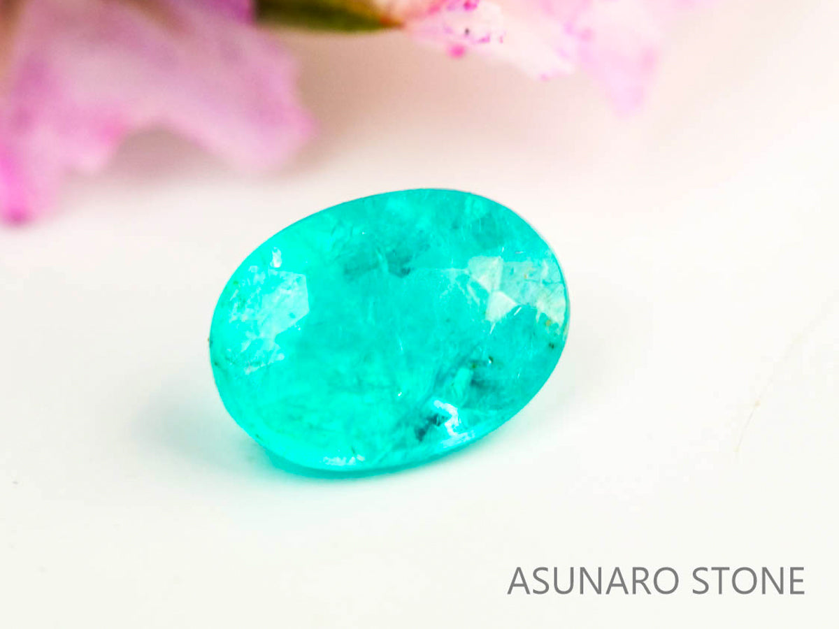 パライバトルマリン　オーバルカット 　ブラジル産　0.09ct 　  【230816-1875】