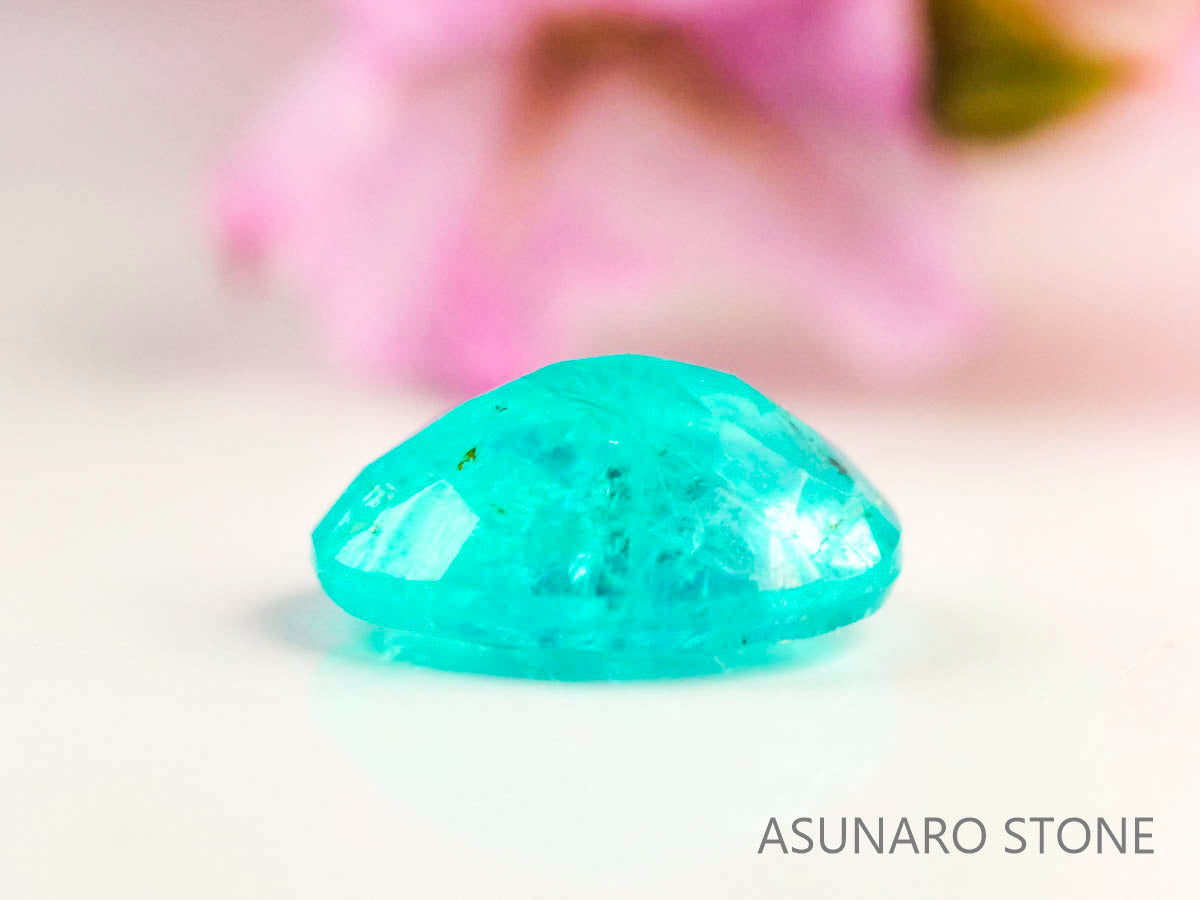 パライバトルマリン　オーバルカット 　ブラジル産　0.09ct 　  【230816-1875】