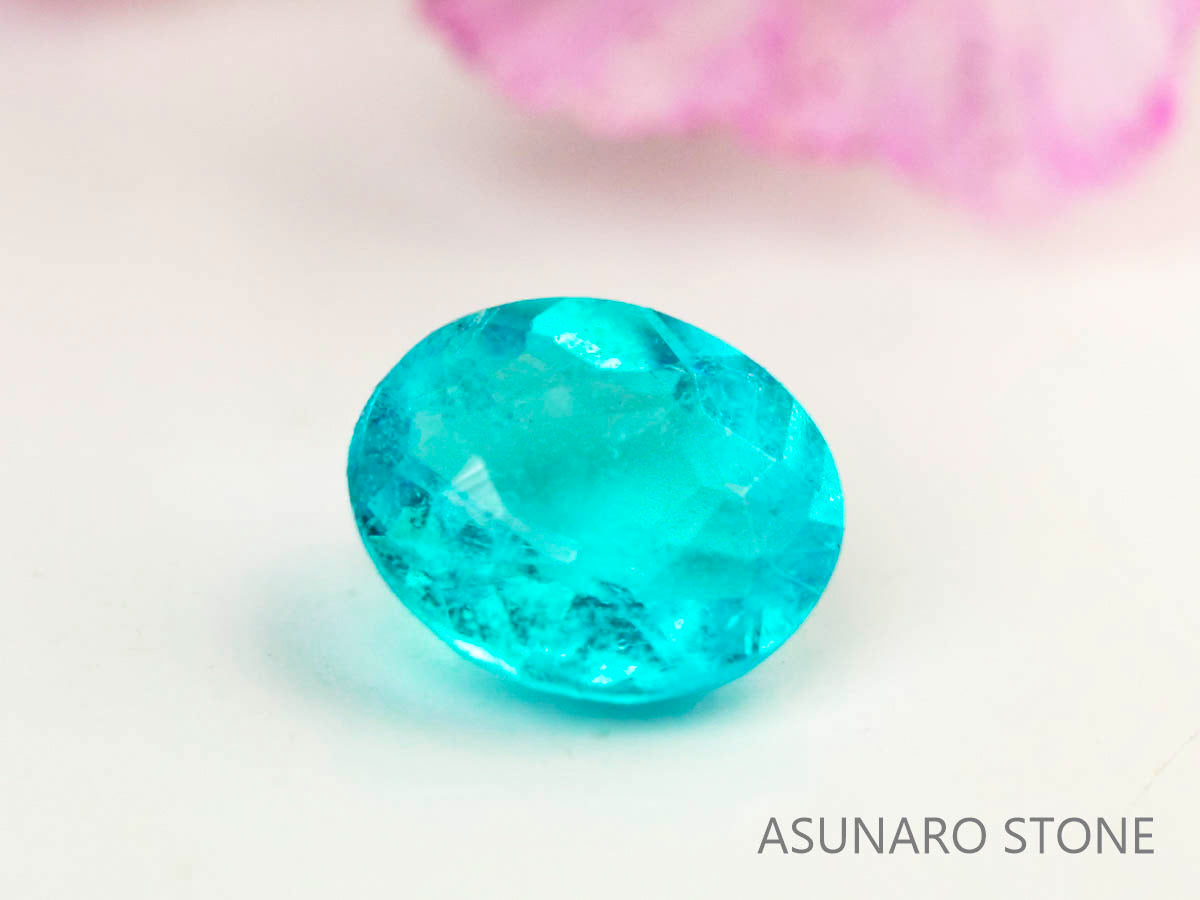 パライバトルマリン　オーバルカット 　ブラジル産　0.06ct 　  【230816-1876】