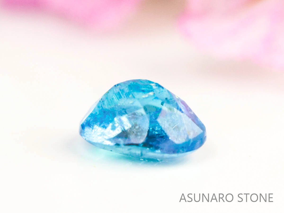 パライバトルマリン　オーバルカット 　ブラジル産　0.07ct 　  【230816-1877】