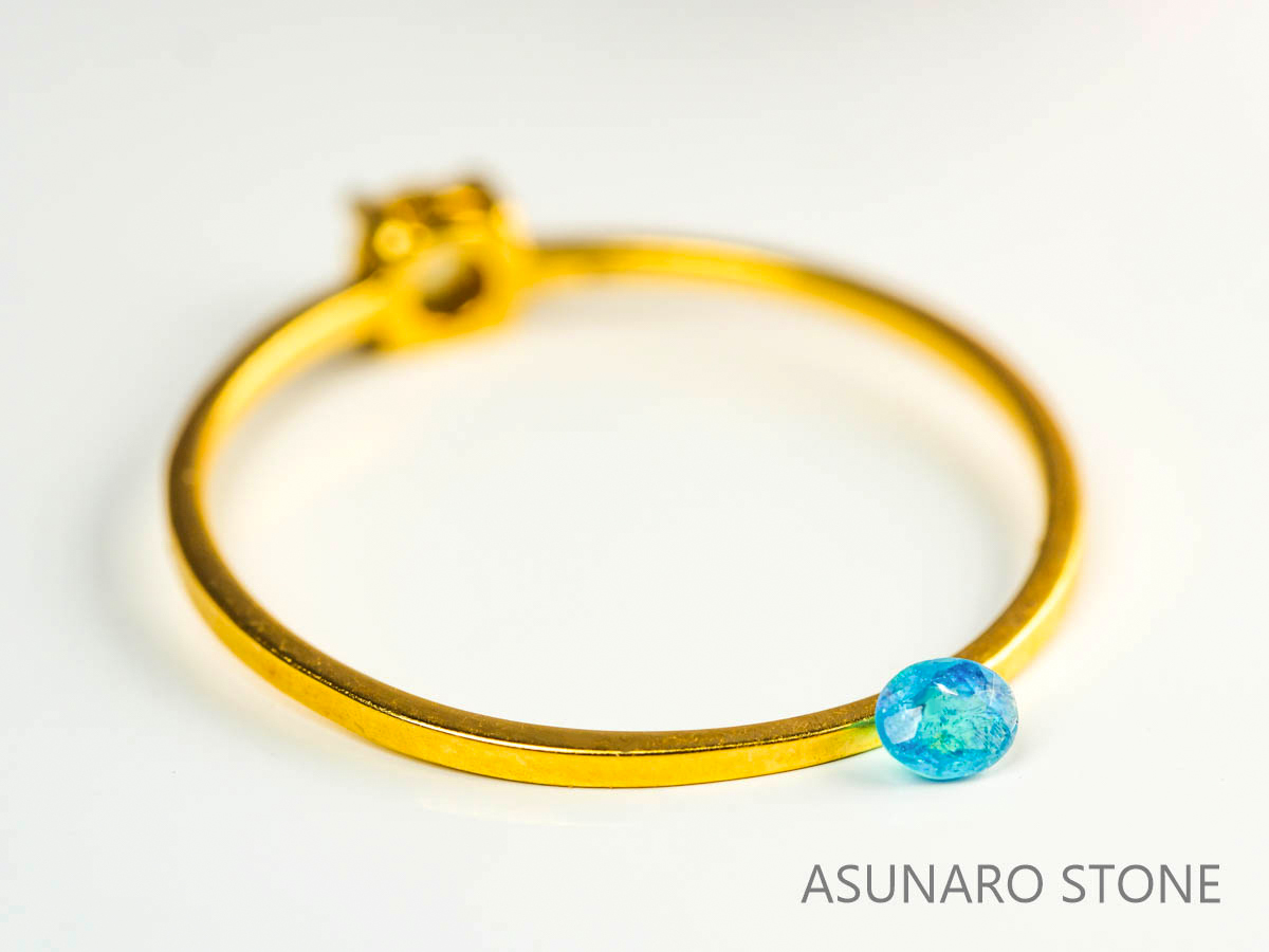 パライバトルマリン　オーバルカット 　ブラジル産　0.07ct 　  【230816-1877】