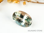 バイカラーオレゴンサンストーン  オーバルカット アメリカ産 　0.48ct【231101-1802】