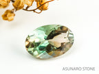 バイカラーオレゴンサンストーン  オーバルカット アメリカ産 　0.47ct【231101-1804】