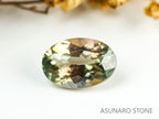 バイカラーオレゴンサンストーン  オーバルカット アメリカ産 　0.46ct【231101-1805】
