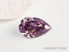 ピンクダイヤモンド　Fancy Deep Purple Pink　SI1　ペアシェイプ　0.107ct　【231010-1904】