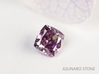 ピンクダイヤモンド　Fancy Deep Purple Pink　SI2　クッションカット　0.108ct　【231010-1903】