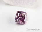 ピンクダイヤモンド　Fancy Deep Purple Pink　SI2　クッションカット　0.108ct　【231010-1903】