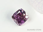 ピンクダイヤモンド　Fancy Deep Purple Pink　SI2　クッションカット　0.108ct　【231010-1903】