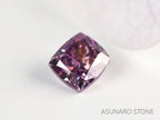 ピンクダイヤモンド　Fancy Deep Purple Pink　SI2　クッションカット　0.108ct　【231010-1903】