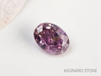 ピンクダイヤモンド　Fancy Deep Purple Pink　I1　オーバルカット　0.092ct　【231010-1902】