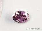 ピンクダイヤモンド　Fancy Deep Purple Pink　I1　オーバルカット　0.092ct　【231010-1902】