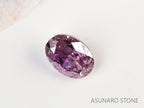 ピンクダイヤモンド　Fancy Deep Purple Pink　I1　オーバルカット　0.092ct　【231010-1902】