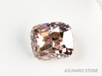 ブラウンピンクダイヤモンド　クッションカット　0.11ct　【231018-1887】