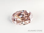 ブラウンピンクダイヤモンド　オーバルカット　0.07ct　【231018-1888】
