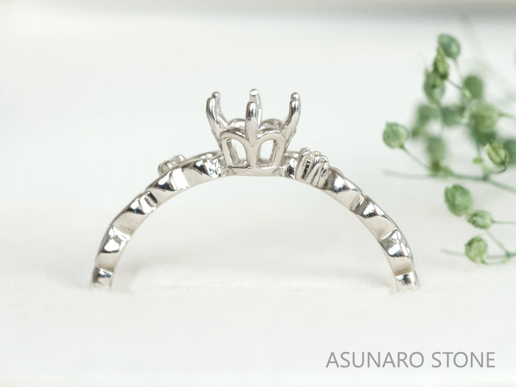 【お仕立て用】空枠番号：5276C　リング枠【オーダージュエリー用】