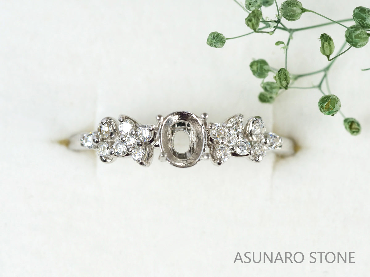 【お仕立て用】空枠番号：5275C　  リング枠　【オーダージュエリー用】