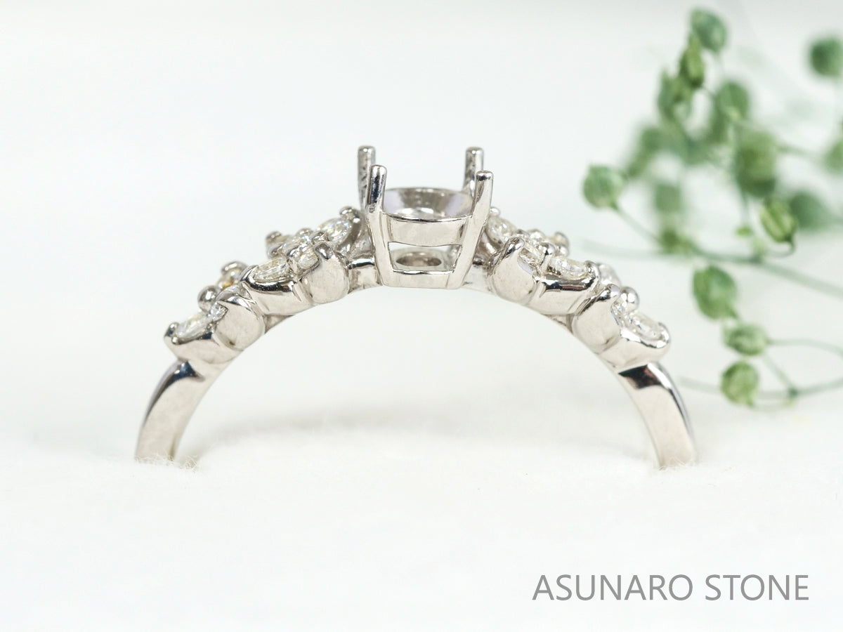 【お仕立て用】空枠番号：5275C　  リング枠　【オーダージュエリー用】