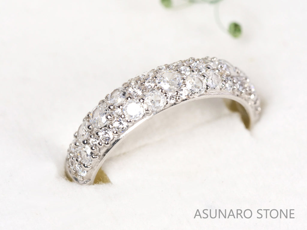 【お仕立て用】空枠番号：5114C　リング枠　パヴェ【オーダージュエリー用】hpv